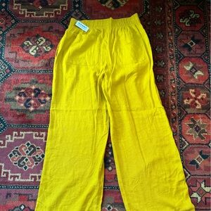 Old Navy Mustard Wide Leg Pants